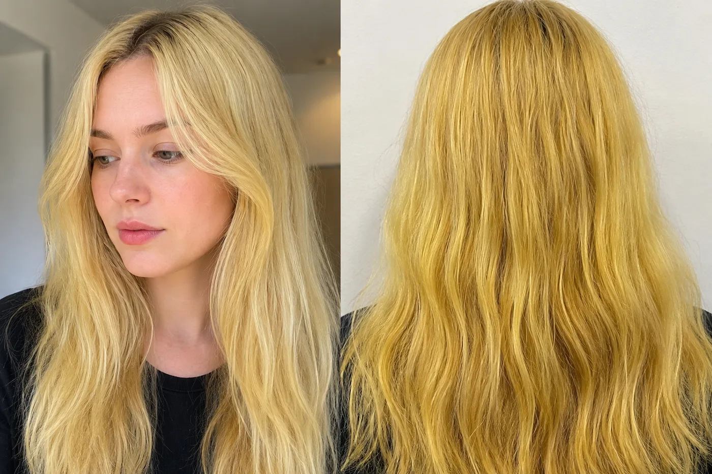 Blonde Hair Still Yellow