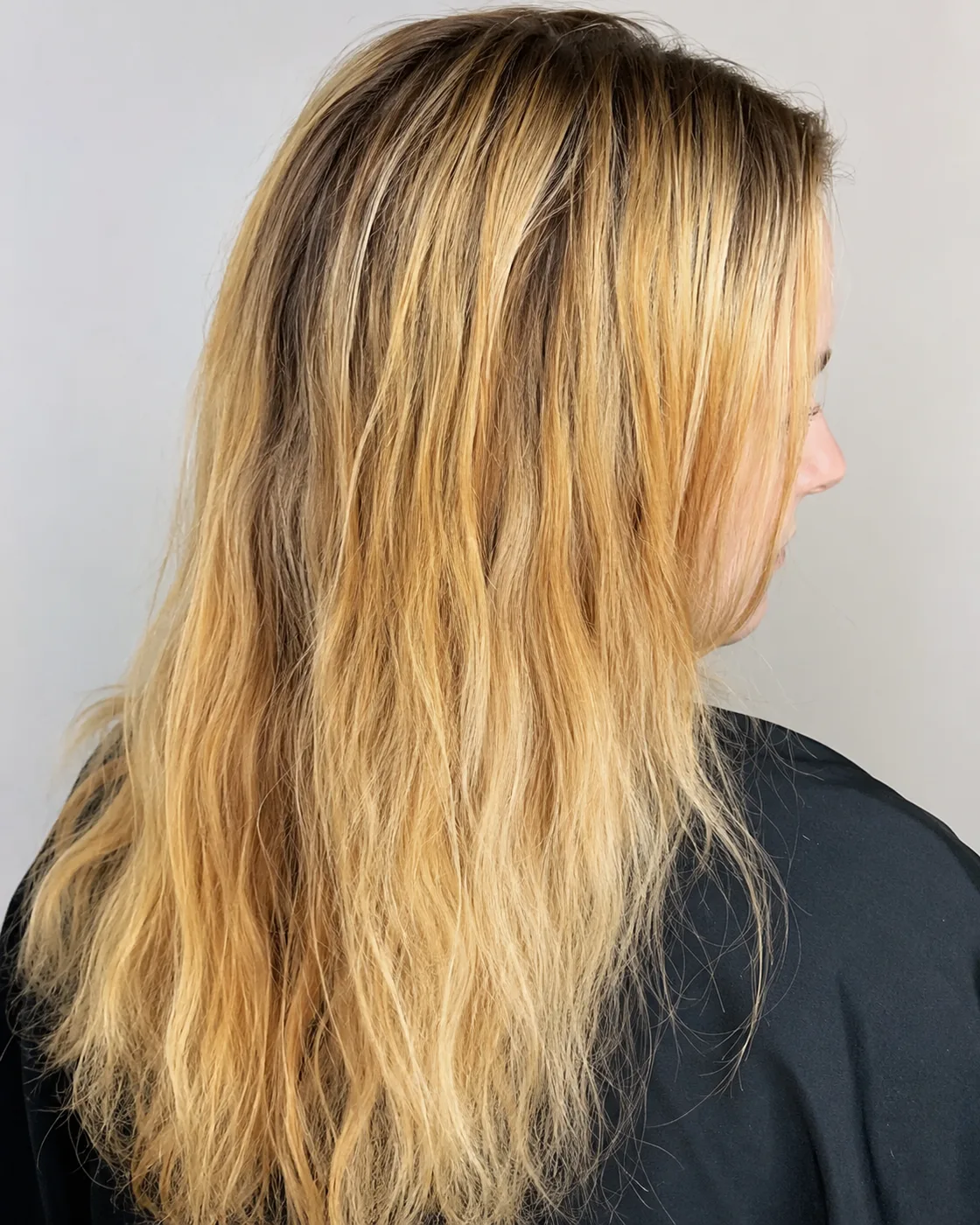 Brassy Blonde Hair