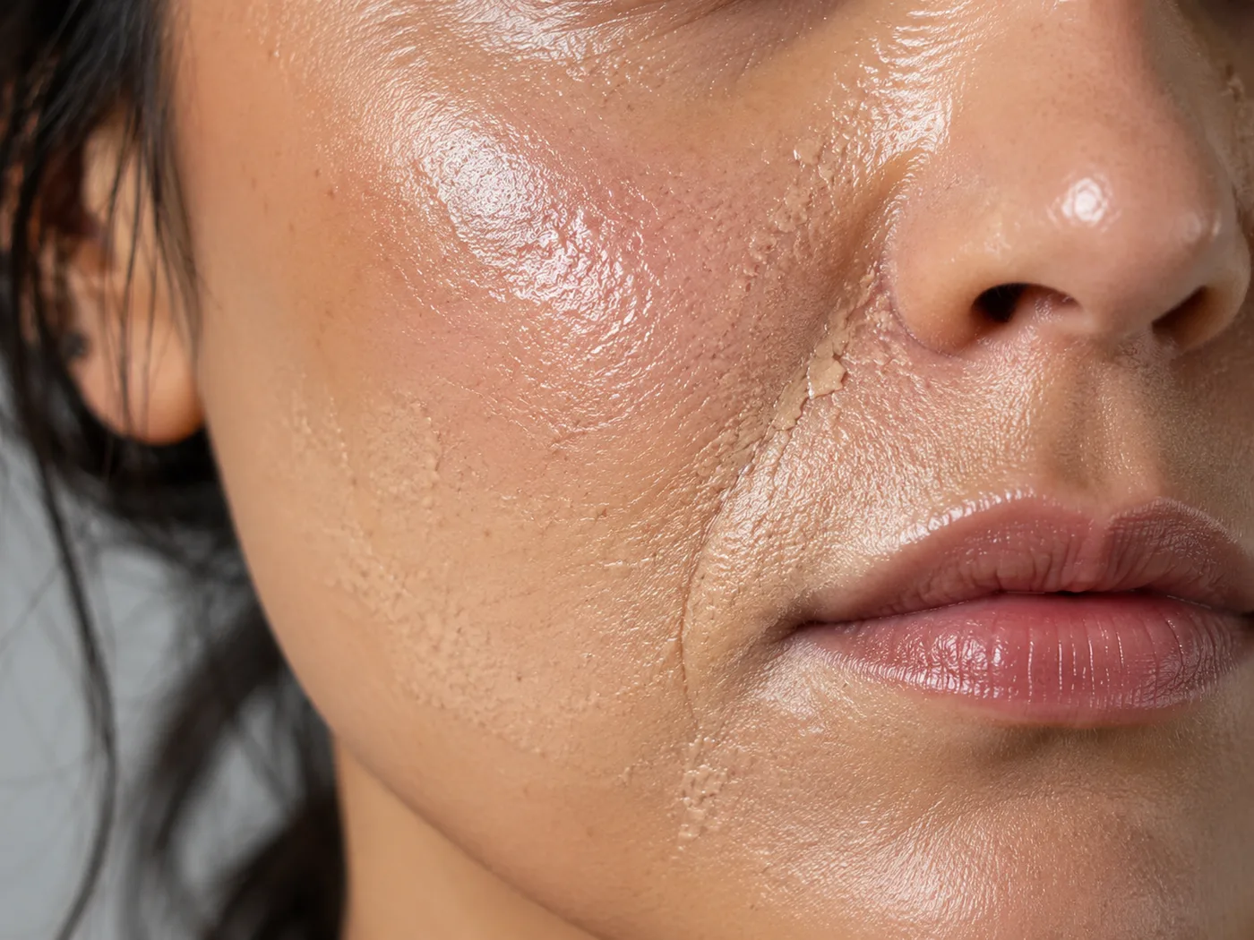 Face Oil Breaks Up Foundation