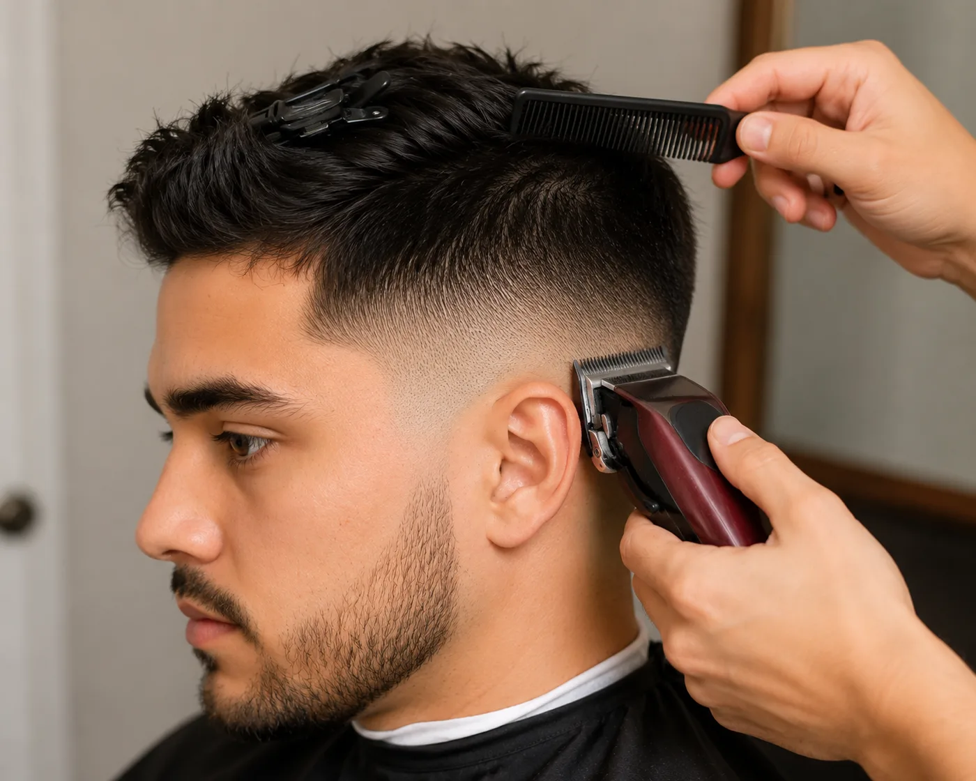 How to Fade Men's Hair at Home