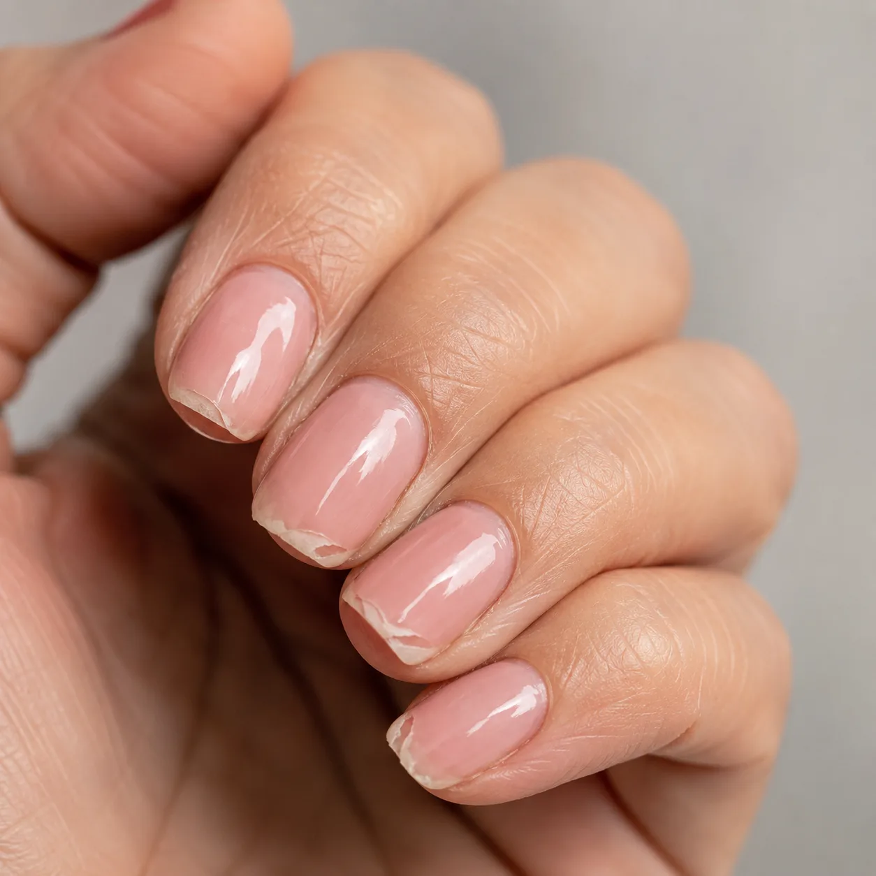 Gel Polish Lifting at Tips